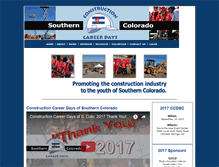 Tablet Screenshot of coloradoconstructioncareerdayssoutherncolorado.com